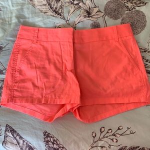 Salmon J. Crew Chino shorts. Size 4.